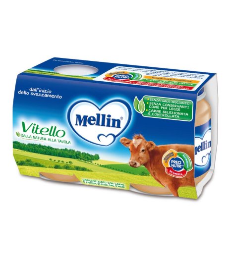 MELLIN OMOG VITELLO 2X120G