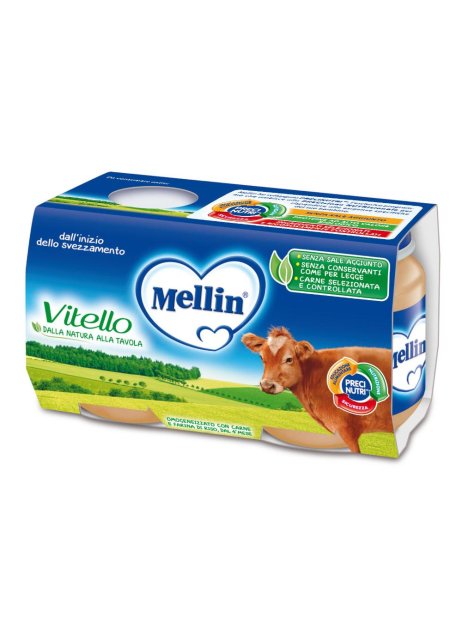 MELLIN OMOG VITELLO 2X120G