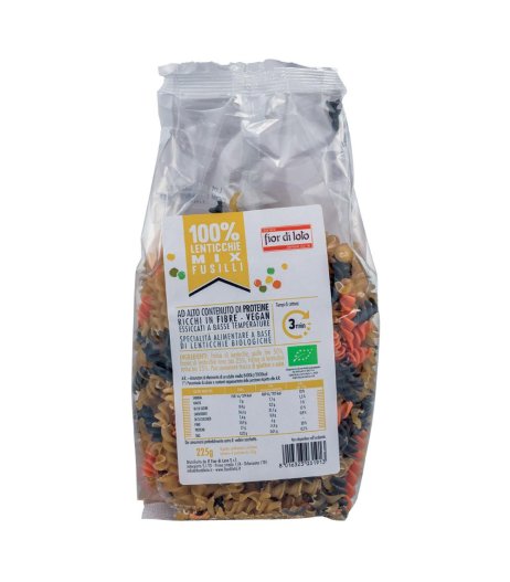 FUSILLI DI LENTICCHIE MIX BIO