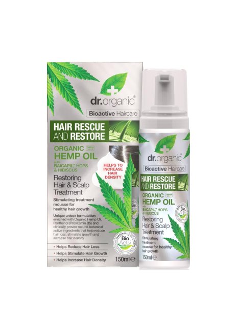 DR ORGANIC HEMP HAIR MOUSSE