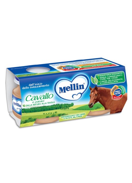 MELLIN OMO.CAVALLO PATAT 2X80G