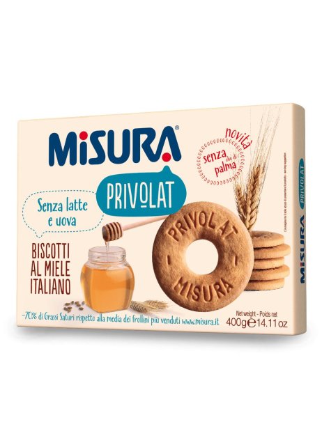 MISURA Bisc.Miele Privolat400g