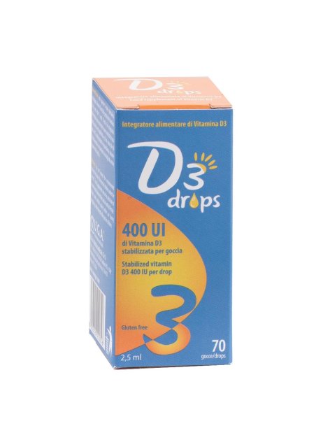 D3 DROPS 400 UI 2,5ML