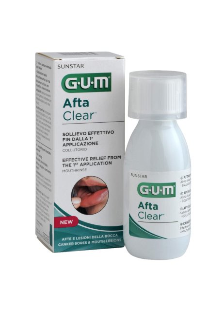 GUM AFTACLEAR RINSE 120ML