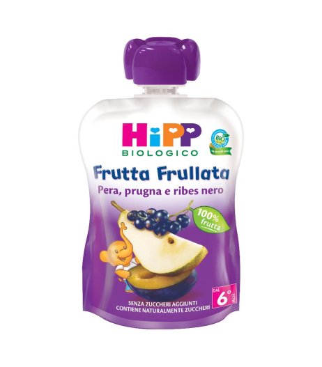 HIPP FRULLATA PERA PRUG RIBES 90