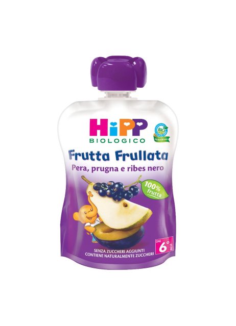 HIPP FRULLATA PERA PRUG RIBES 90