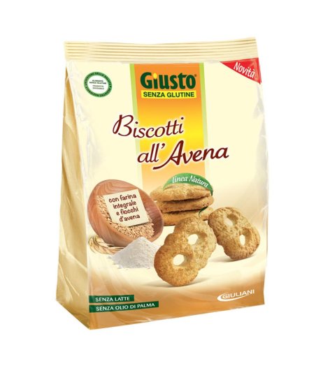 GIUSTO S/G Bisc.Avena 250g