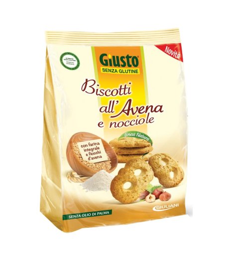 GIUSTO S/G Bisc.AvenaNocc.250g