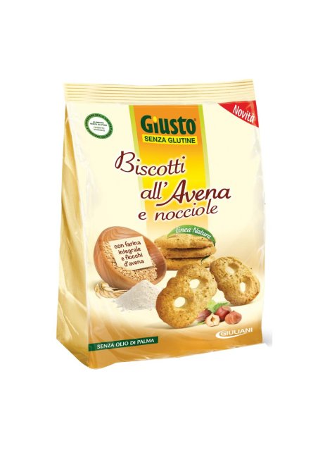 GIUSTO S/G Bisc.AvenaNocc.250g