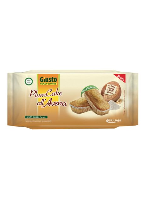 GIUSTO S/G Plumcake Avena 180g