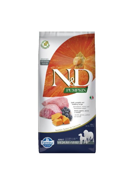 N&D PUMPKIN ADULT MED&MAX AGNE