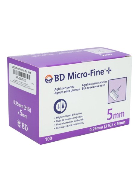 BD MICROFINE AGO G31 5MM 100PZ