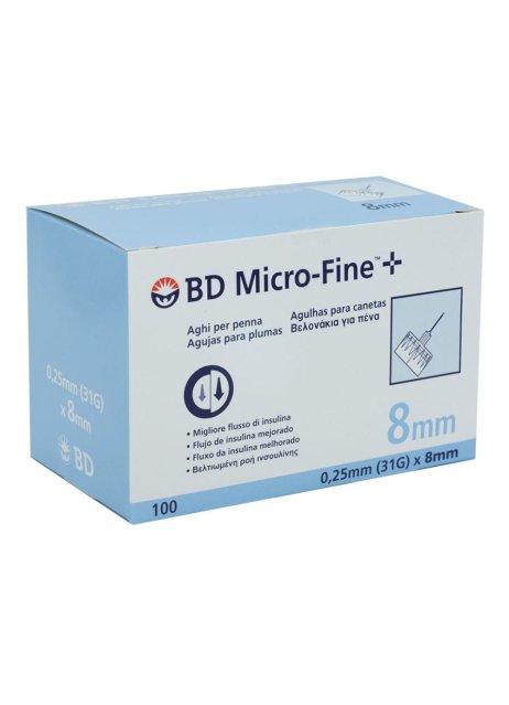 BD MICROFINE AGO G31 8MM 100PZ