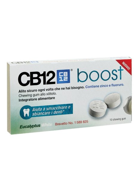 Cb12 Boost Eucal White 10chew