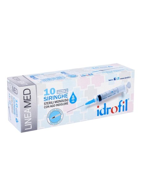 SIRINGHE STER C/AGO 10PZ IDROFIL