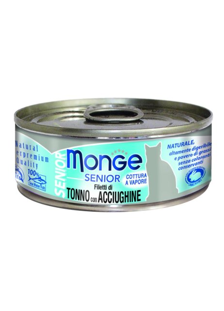 MONGE CAT SENIOR TONNO/ACCIUGH