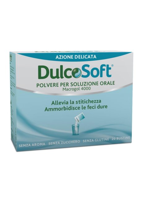 Dulcosoft Polvere 20 bustine - Integratore per il Trattamento della Stitichezza