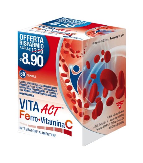 VITA ACT FERRO+VIT C 60CPS