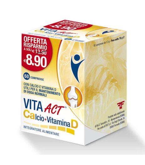 VITA ACT CALCIO+VIT D 60CPR