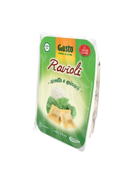 GIUSTO S/G RAVIOLI RICOTTA/SPI