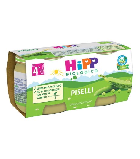 HIPP OMOG PISELLI 80G 2PZ