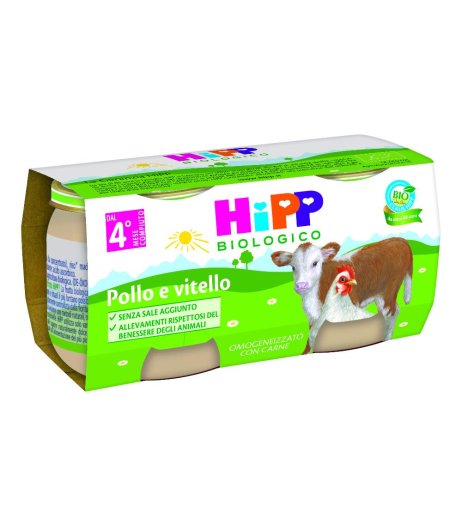 HIPP BIO OMOG POLLO VITEL 2X80G