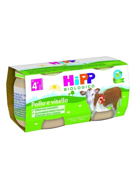 HIPP BIO OMOG POLLO VITEL 2X80G