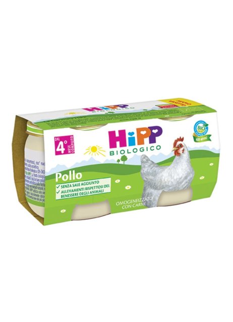 HIPP BIO OMOG POLLO 2X80G