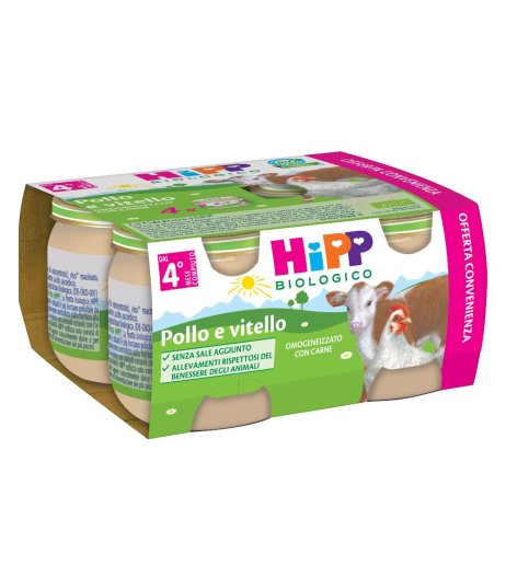 HIPP BIO OMOG POLLO VITEL 4X80G