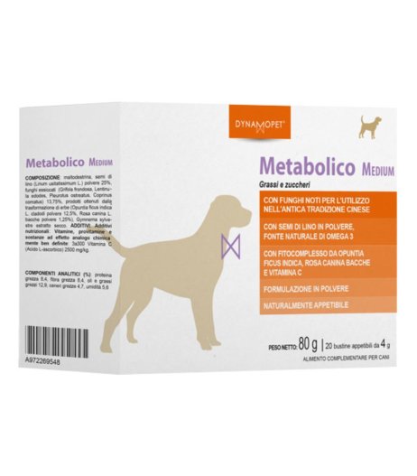 METABOLICO 20BUST 4G VET