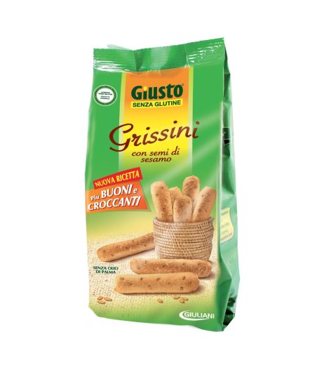 GIUSTO S/G Grissini Sesamo150g