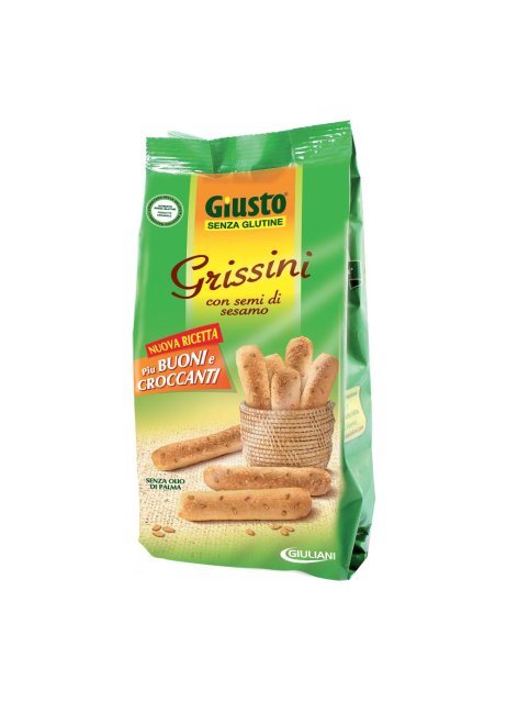 GIUSTO S/G Grissini Sesamo150g