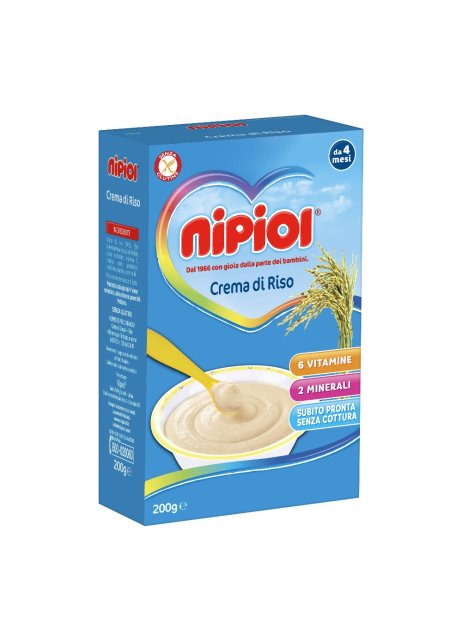 NIPIOL CEREALI CREMA RISO 200