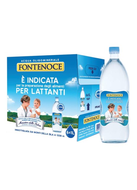 ACQUA FONTENOCE 1L NAT VAP 6PZ