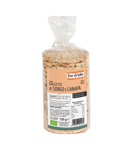 GALLETTE SORGO E CANAPA 120G