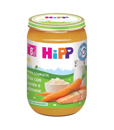 HIPP RISO CAROTE/SALMONE 220G