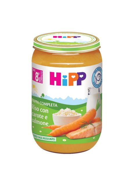 HIPP RISO CAROTE/SALMONE 220G