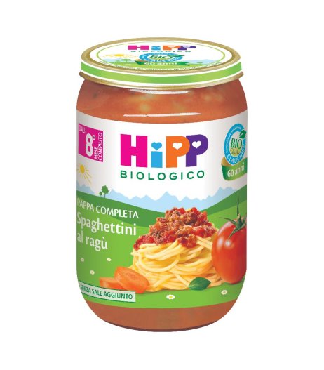 HIPP SPAGHETTINI RAGU' 220G