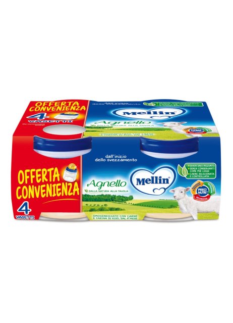 MELLIN OMOG AGNELLO 4X80G