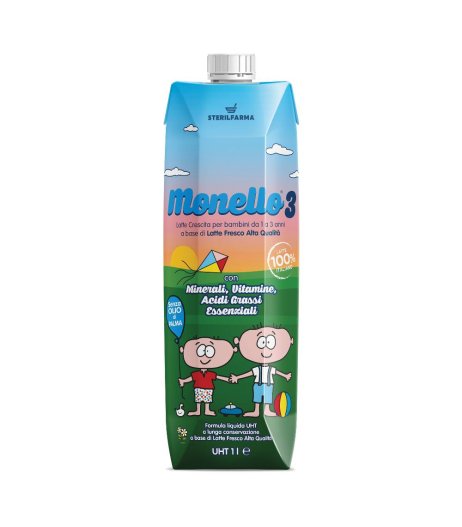 MONELLO 3  1/3ANNI LATTE 1LT