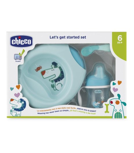 CH SET PAPPA 6M+ AZZURRO