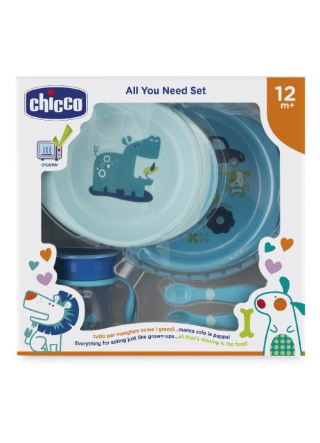 CH SET PAPPA 12M+ AZZURRO