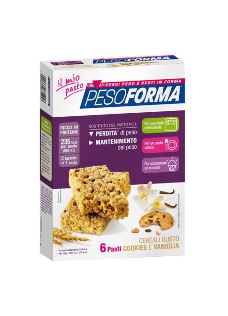 PESOFORMA Barr.CookiesVan.12pz