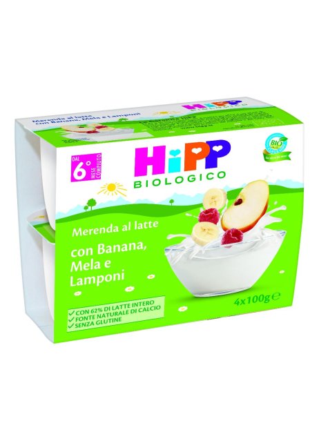 HIPP MERENDA LATTE/BAN/LAM400G