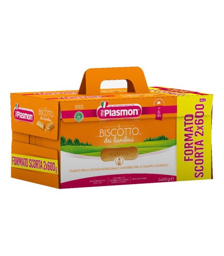 PLASMON BISCOTTO 2X600G