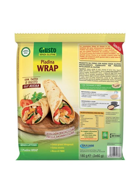 GIUSTO WRAP 3X60G S/G