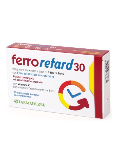 FERRO RETARD 30CPR