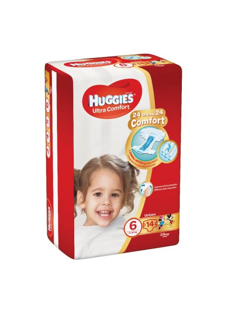 HUGGIES ULTRA COMFORT BAS6 14P