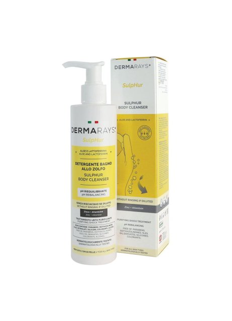 DERMARAYS SULPHUR DET ZOL250ML