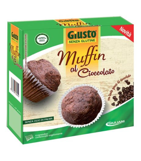 GIUSTO S/G Muffin Ciocc.200g